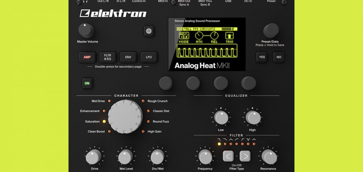 Elektron reveals the Analog Heat MKII