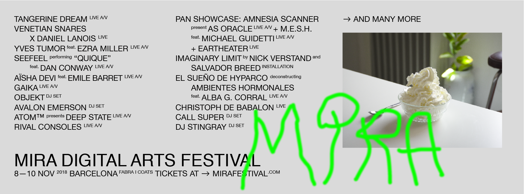 Spanish festival Mira completes the lineup for 2018 edition