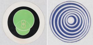 Marcel Duchamp - Rotorelief No. 7 – Verre de Bohême and Rotorelief No. 8 – Cerceaux – Modèle Déposé © Carnegie Museum of Art, Leisser Art Fund