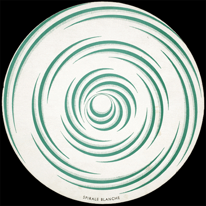 Marcel Duchamp - Rotorelief No. 12 - Spirale Blanche - Modèle Déposé, 1935