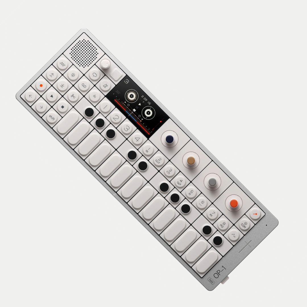 teenage engineering OP-1 field portable synthesizer, sampler and drum  machine with built-in speaker, microphone, effects and vocoder
